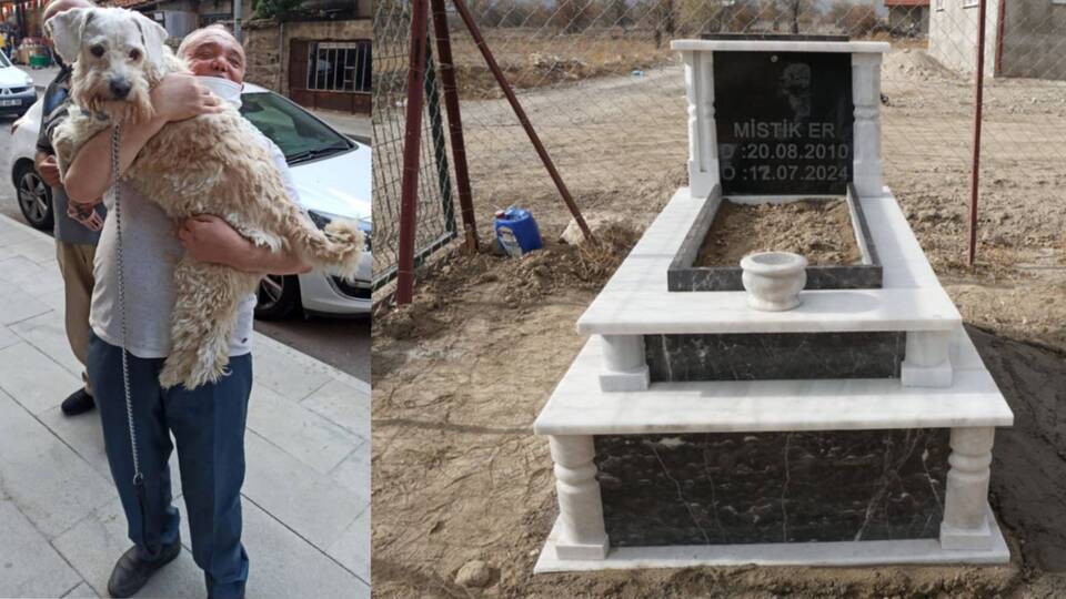 'Mistik' için arsa satın alıp, mezar yaptırdı