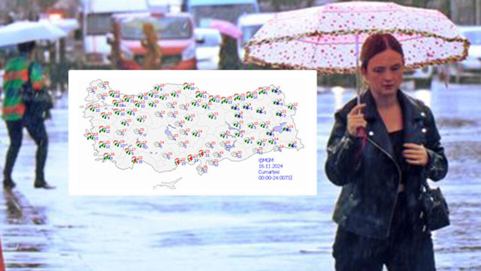 Meteoroloji'den 8 kent için "sarı" alarm! 7 bölgede yağış var!