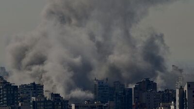 İsrail'den Beyrut'un güneyine şiddetli saldırı