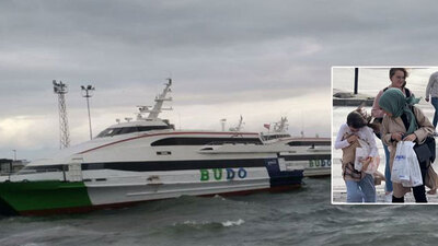 İDO, BUDO, GESTAŞ ve Ro-Ro seferleri iptal! Marmara'da fırtına!