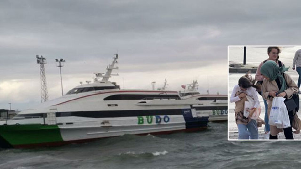 İDO, BUDO, GESTAŞ ve Ro-Ro seferleri iptal! Marmara'da fırtına!