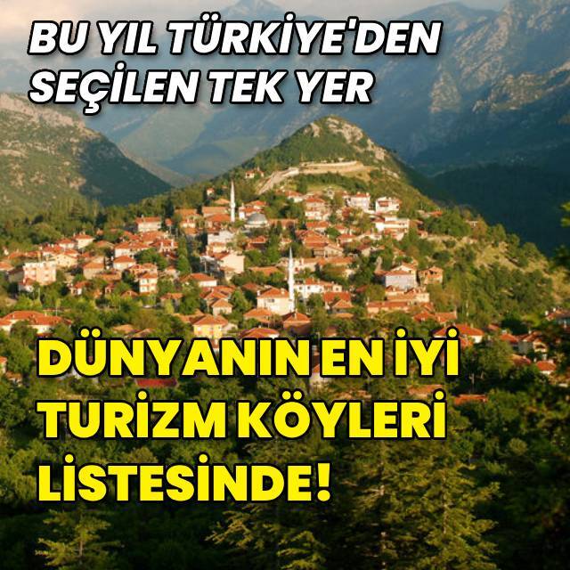 Ormana, dünyanın en iyi turizm köyü seçildi