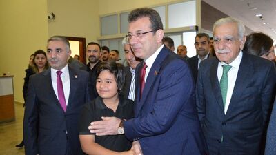 İmamoğlu, Ahmet Türk'e destek için Mardin'de