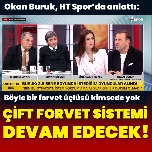 Okan Buruk, HT Spor'da tek tek açıkladı!
