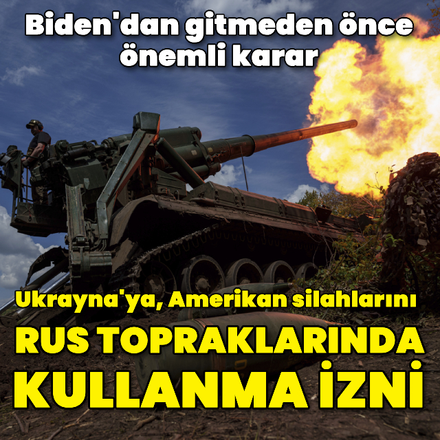 Ukrayna'ya, Amerikan silahlarını Rus topraklarında kullanma izni