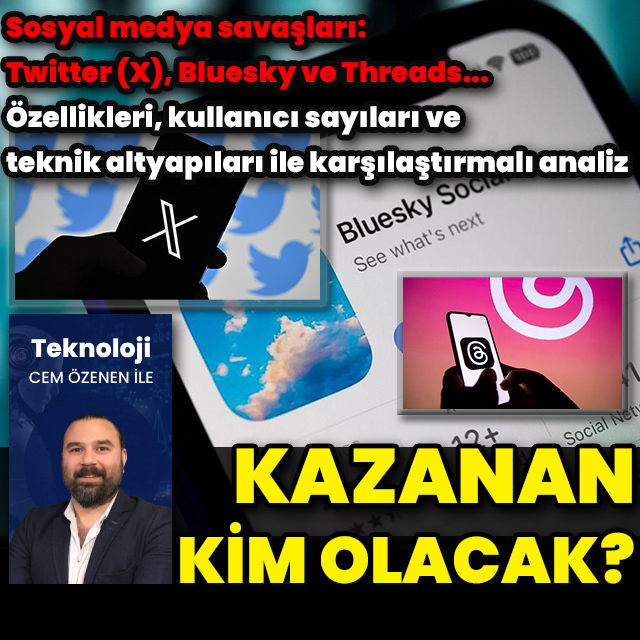 Bluesky ve Threads, X'e karşı...