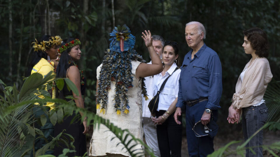 Amazon ormanlarını ziyaret eden ilk ABD Başkanı oldu