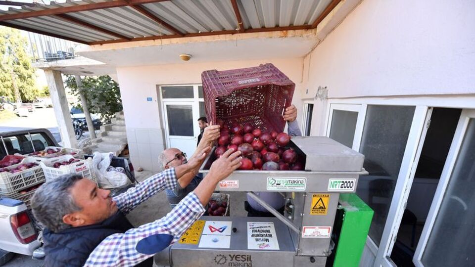 Mersin'de nar ekşisi için makine desteği