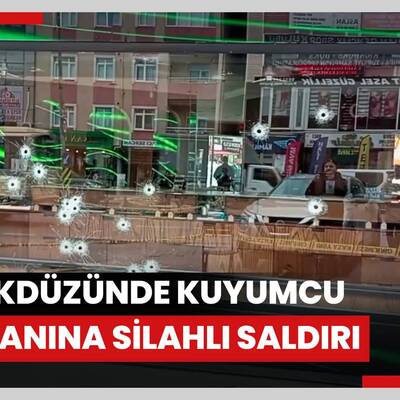 Beylikdüzünde kuyumcu dükkanına silahlı saldırı.