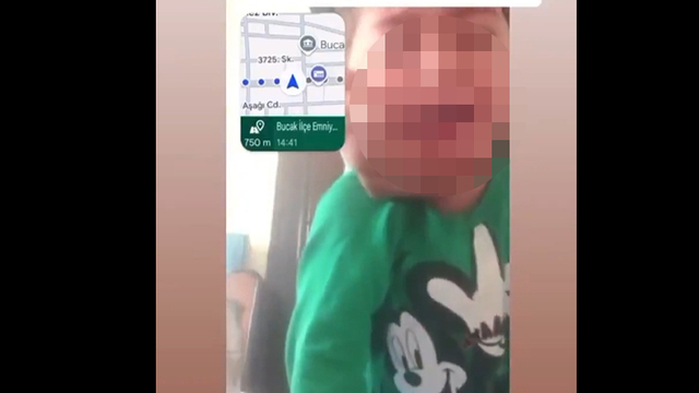 Çocuğunun boğazına bıçak dayayan baba gözaltında