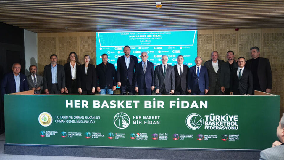 TBF'den "Her Basket Bir Fidan" projesi!