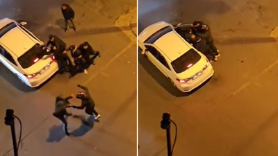 İstanbul'da tekmeli yumruklu yol verme kavgası