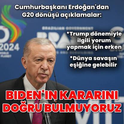 "Biden'ın kararı dünyayı savaşın eşiğine getirebilir"