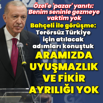 Cumhurbaşkanı Erdoğan: Terörsüz Türkiye hedefine az kaldı