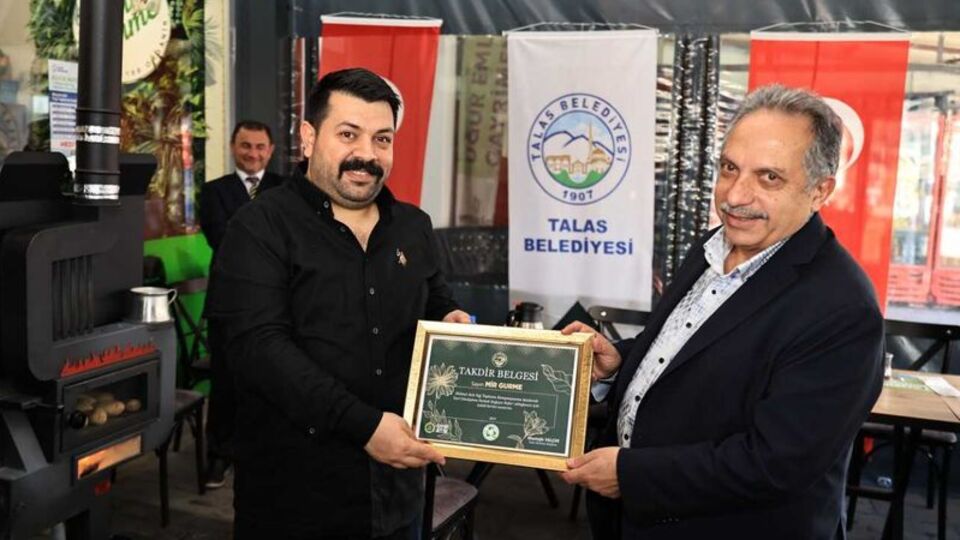Talas'ta bitkisel atık yağ duyarlılığına ödül