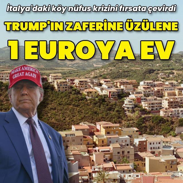 Trump'ın zaferine üzülene İtalya'da 1 euroya ev