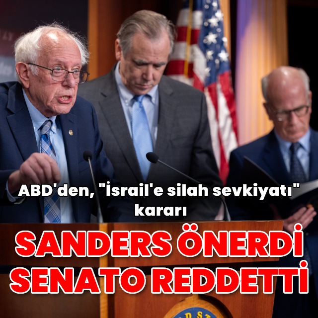 Sanders önerdi, Senato reddetti