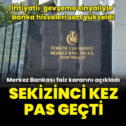 Merkez Bankası faiz kararını açıkladı