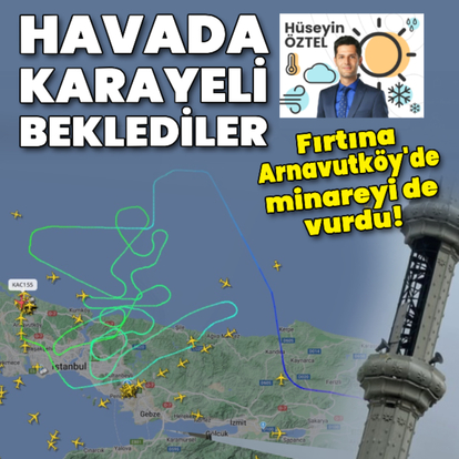 Havada karayeli beklediler