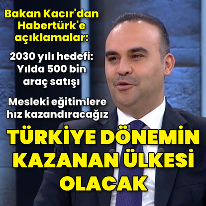 Kacır'dan Habertürk'e açıklamalar