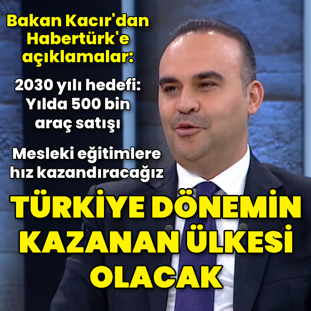 Kacır'dan Habertürk'e açıklamalar