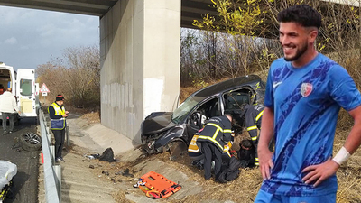 Futbolcu Cenk Doğan kaza geçirdi