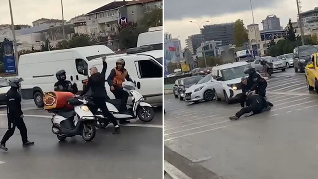 İstanbul'da kuryeye demir çubuklu saldırı