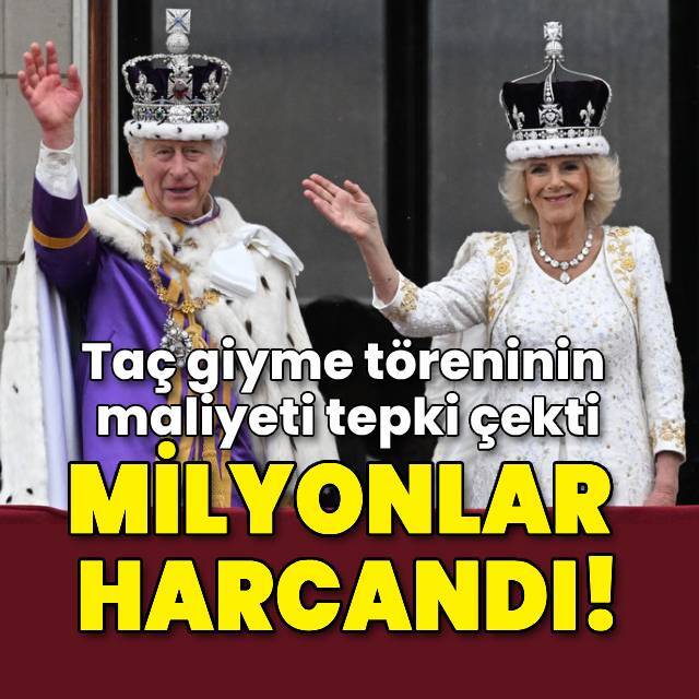 Kral Charles’ın taç giyme töreni için milyonlar harcandı