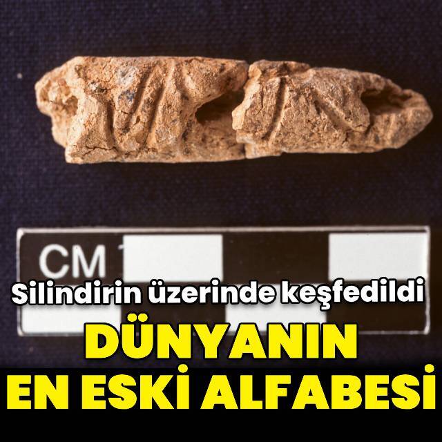 Dünyanın bilinen en eski alfabesi keşfedildi