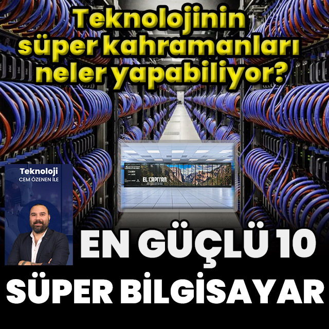İşte en güçlü 10 süper bilgisayar!