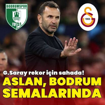  G.Saray Bodrum'da rekor için sahada!