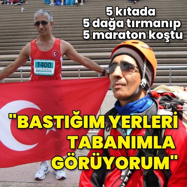 Görme engelli dağcı: Bastığım yerleri tabanımla görüyorum