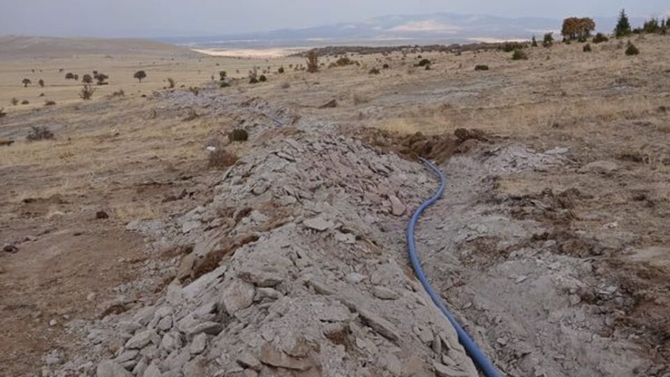 Tomarza'ya hayvan içme suyu hattı