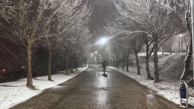 Memleketten kar manzaraları