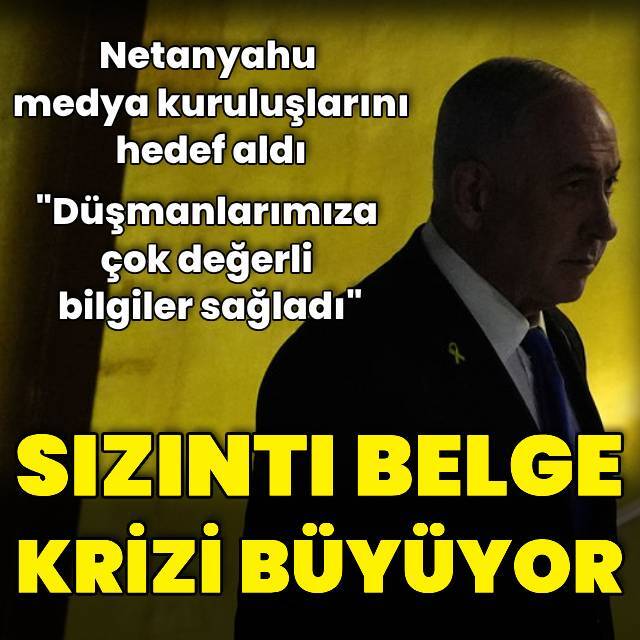 İsrail'de sızıntı belge krizi büyüyor