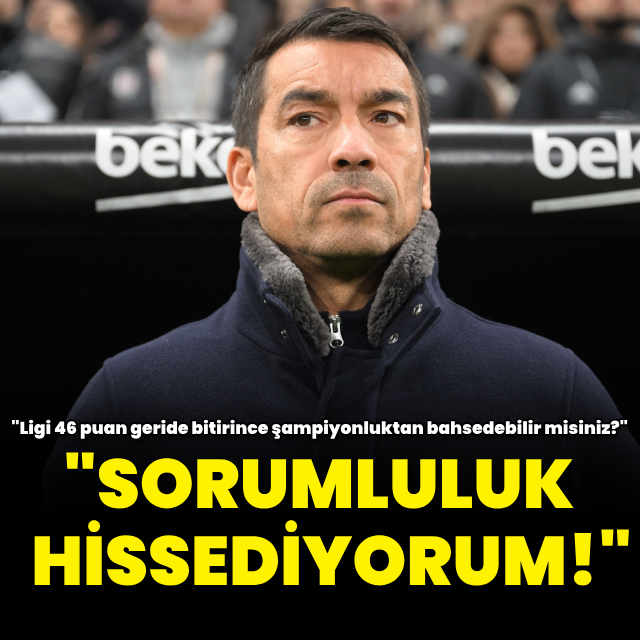 Bronckhorst: Sorumluluk hissediyorum!