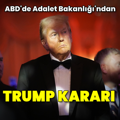 ABD Adalet Bakanlığı, Trump'a karşı açılan davayı düşürdü