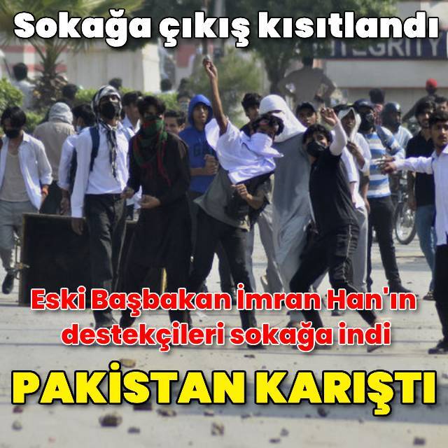 Pakistan'da İmran Han protestoları