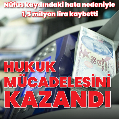 Nüfus kaydındaki hata sonucu mirastan mahrum kalan kişiye tazminat kararı