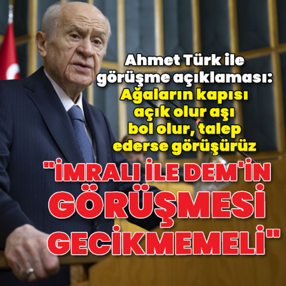 "İmralı ile DEM'in görüşmesi gecikmemeli"