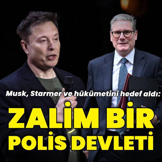 Musk'tan İngiltere'ye: Zalim bir polis devleti