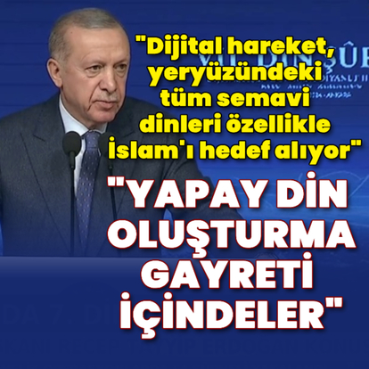 Cumhurbaşkanı Erdoğan'dan açıklamalar