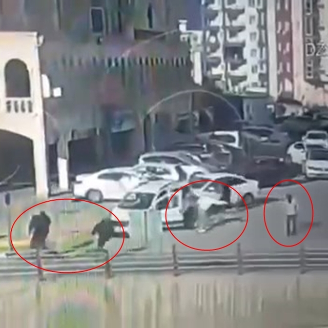Adliye önündeki silahlı saldırının görüntüleri ortaya çıktı