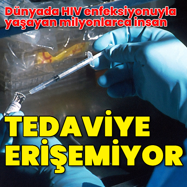 HIV ile yaşayan 9.3 milyon kişi tedaviye erişemiyor