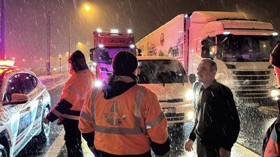 Bolu Dağı Tüneli'nde kaza