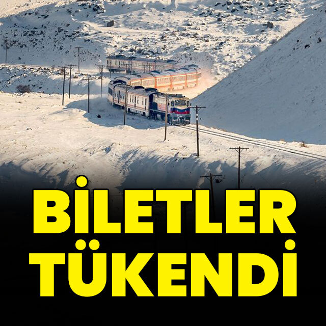 Doğu Ekspresi biletleri tükendi