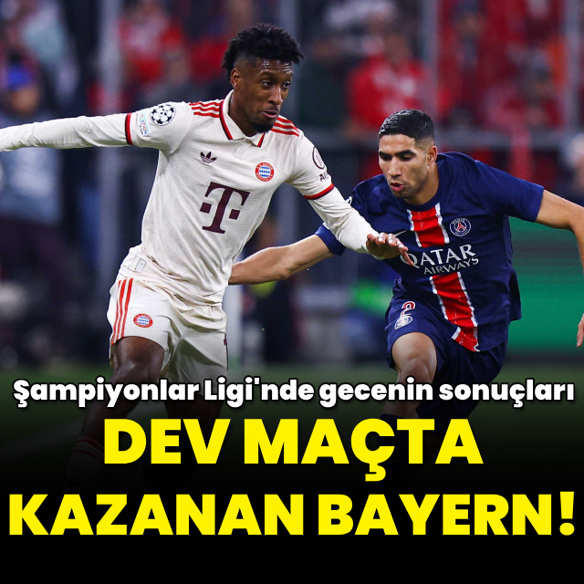 Dev maçta kazanan Bayern Münih!