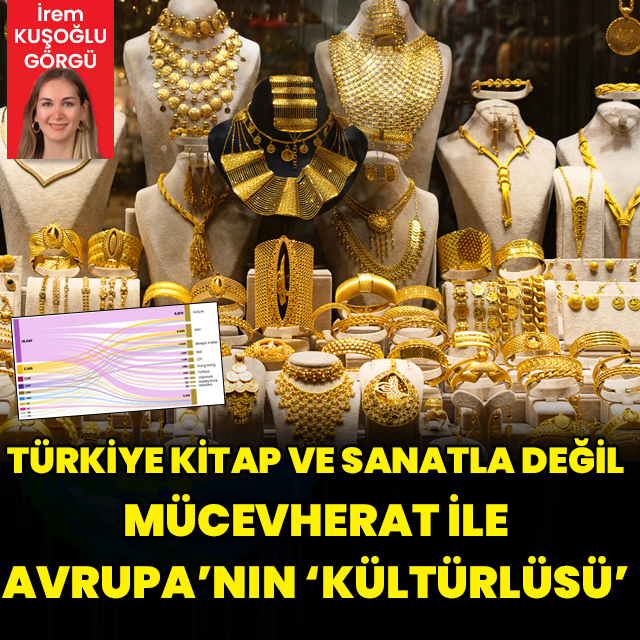 Türkiye kitap ve sanatla değil mücevher ile Avrupa'nın 'kültürlüsü'