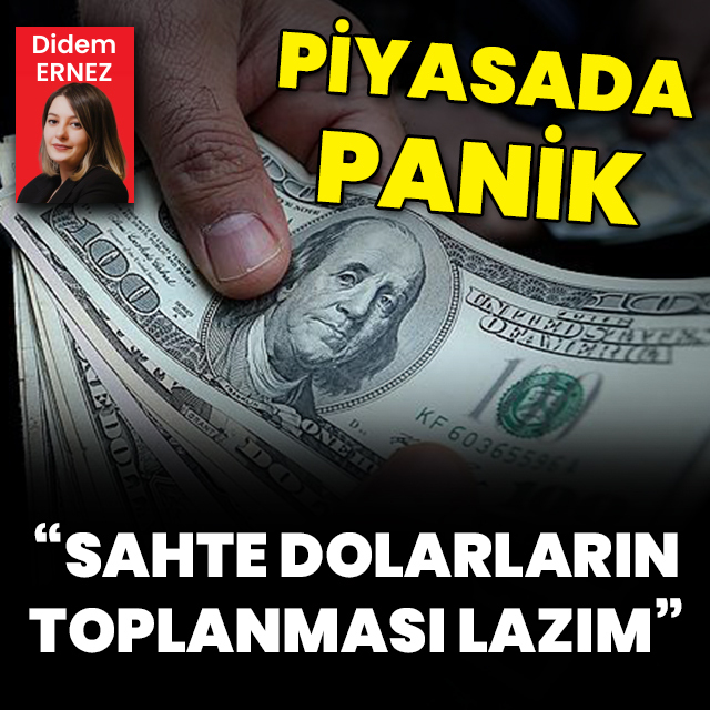 Piyasada sahte dolar paniği