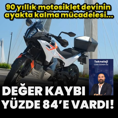 Motosiklet devinden büyük kayıp!